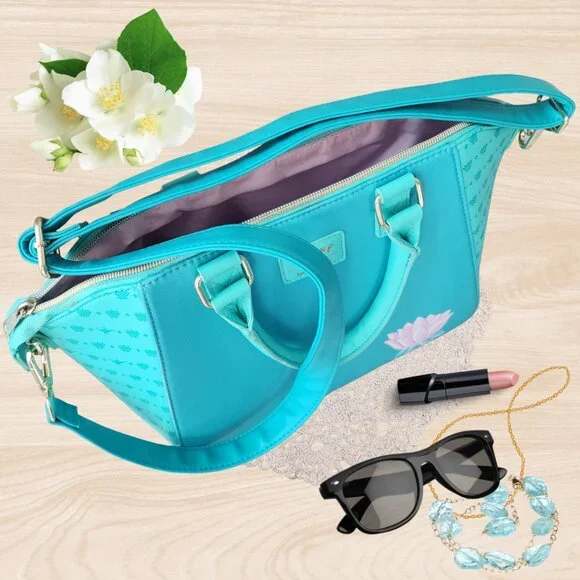 Princess Jasmine Disney Loungefly Crossbody Bag (Teal and Gold) - Picture 4 of 5